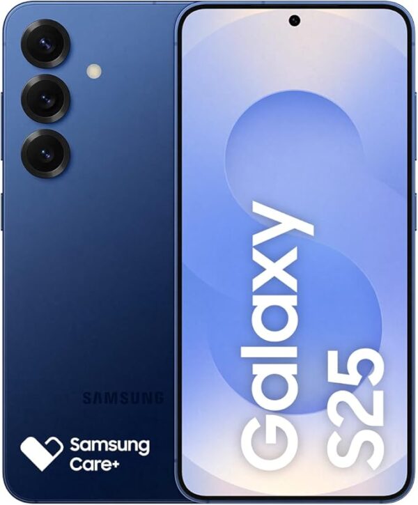 Celular Samsung Galaxy S25 5G, 256GB, 12GB RAM, Câmera Tripla de 50+12+10, Tela Grande de 6.2", Azul Marinho