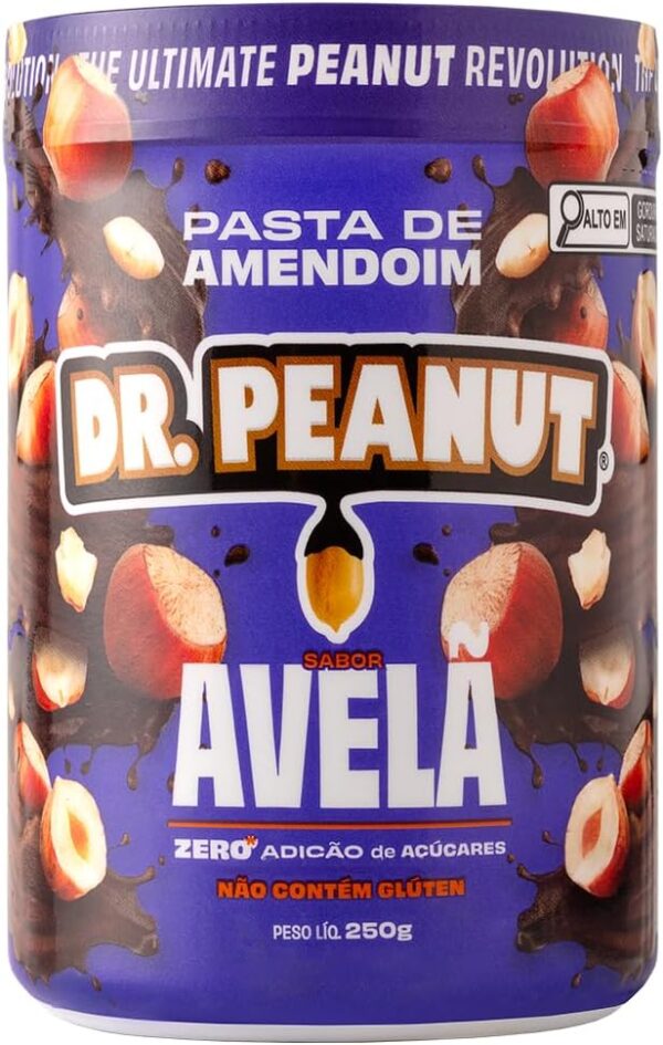 Dr. Peanut Pasta De Amendoim Avelã 250g - Com Whey Protein