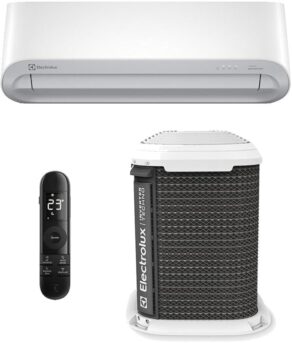 Ar-condicionado Split Inverter 9000 Btus Electrolux Color Adapt com Wi-Fi Só Frio Yi09f/ye09f 220v