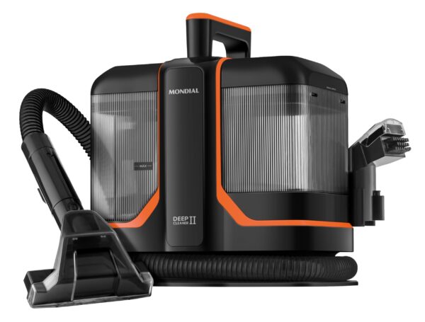 MONDIAL Extratora e Higienizadora Portátil Deep Cleaner II, Preto/Laranja, 1800W, 220V - EXP-02-O