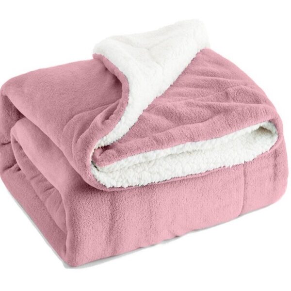 Cobertor de Bebe com Sherpa Dupla Face Coberdrom Maternidade Menino e Menina