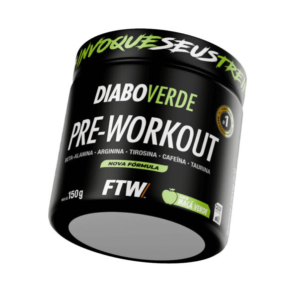 Pré Treino Diabo Verde Pre-Workout 150g - FTW