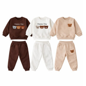 Conjunto Moletom Infantil Flanelado Inverno Roupa Infantil Confortável