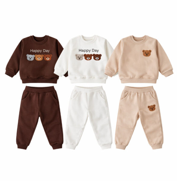 Conjunto Moletom Infantil Flanelado Inverno Roupa Infantil Confortável