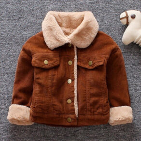 Bebê Crianças Meninos Jaquetas Primavera Coreano Casacos Casuais Para Outwear Velo Algodão Lapela 1-4 Anos Roupas Da Cri
