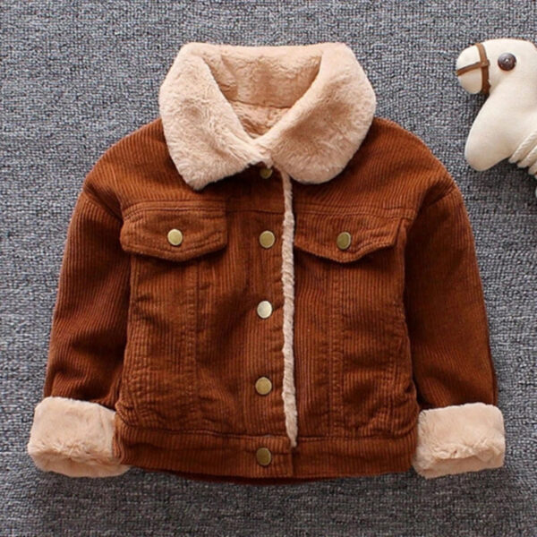 Bebê Crianças Meninos Jaquetas Primavera Coreano Casacos Casuais Para Outwear Velo Algodão Lapela 1-4 Anos Roupas Da Cri