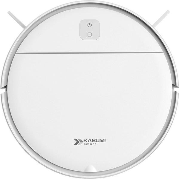 Robô Aspirador de Pó KABUM! smart K100 - Limpeza Autônoma Sem App, Design Slim, Até 90min, Sensor Antiqueda/Anticolisão, Bivolt - KSAR100BR