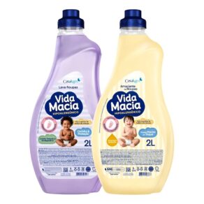 Lava Roupas Vida Macia Amêndoas + Amaciante Camomlla 2l