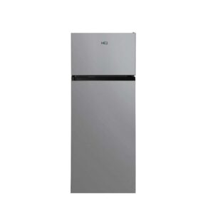 Geladeira Refrigerador HQ 230 Litros Duplex Defrost, Baixo Consumo A+++ Preto/Cinza HQ-230RDFS (110, Volts)