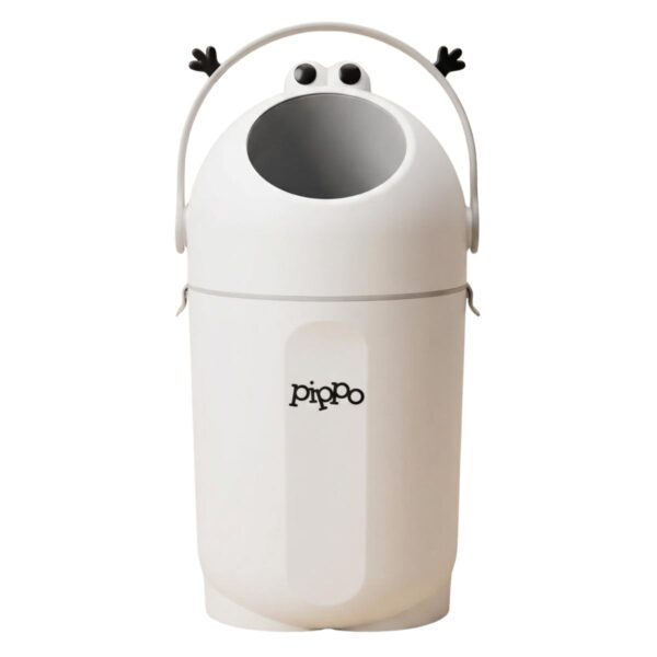 Lixo Lixeira Antiodor Infantil 13L para Fraldas – Design Lúdico, Redução de Odores, Material PP + ABS, Fácil de Limpar, Ideal para Quarto de Bebê | Pippo