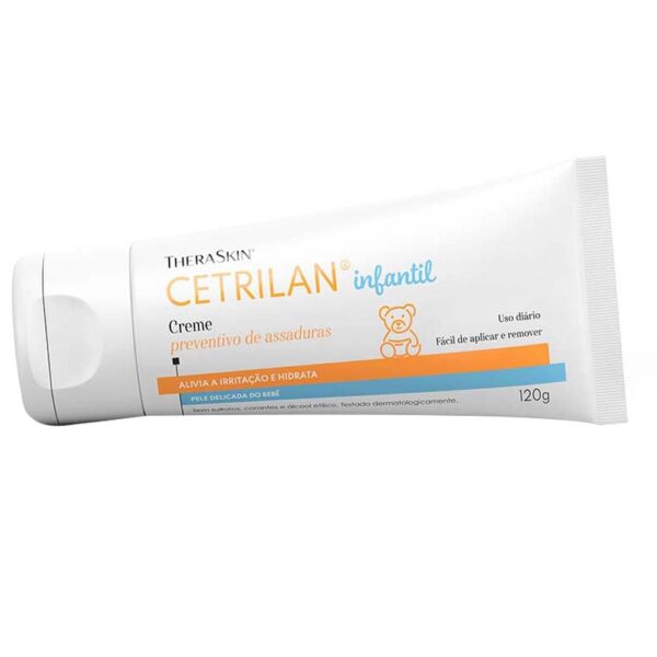 Cetrilan Creme Para Prevenção de Assaduras 120g | Alivia a Irritação e Hidrata