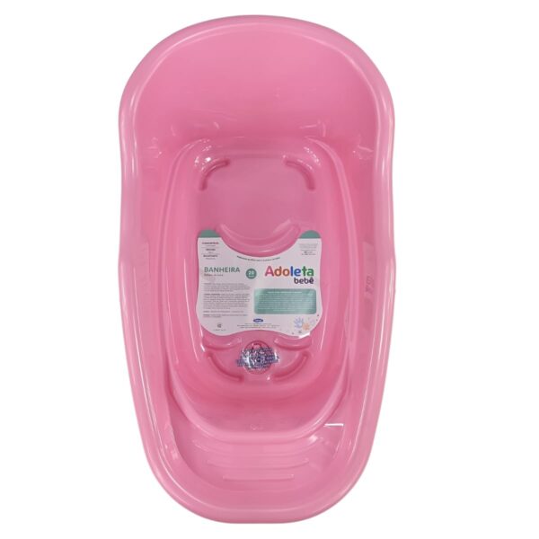 BANHEIRA PARA BEBÊ ADOLETA 20 LITROS (Rosa)
