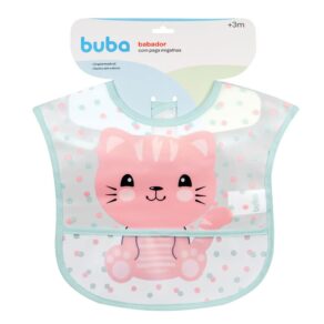 BUBA Babador Com Bolso Gatinho, Colorido