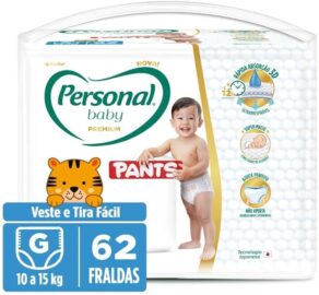 Personal Fralda Baby Premium Pants G, 62 Unidades