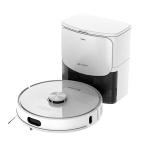 Robô Aspirador de Pó e Passa Pano KABUM! smart K1100 - Mapeia a Laser, 2 MOPs, até 10.000Pa, Alexa/Google, BT, 127v, Branco - KSAR110010BR