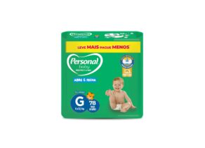 Fralda Personal Baby Protect & Sec Grande Promo - 78 Unidades