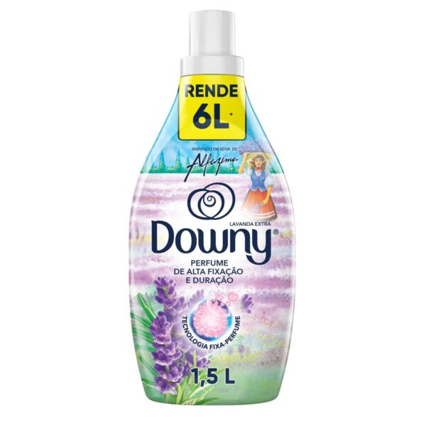Downy Amaciante Concentrado Seiva de Alfazema 1.5L Rende 6L