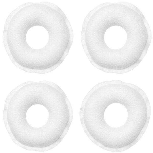 Rosquinha Para Seios Amamentação Protetor de Mamilo Protetor Seios Amamentação Protetor de Seio Rosquinha Amamentação Rosca para Seios Amamentação Rosquinha para seios (10x3, unidade, 4)