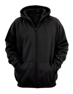 Moletom com Zíper Blusa de Frio Com Capuz Casaco Flanelado Moleton de Algodão Aberto Unissex Feminino Masculino Liso Sem Estampa Jaqueta