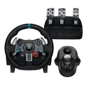 Combo Volante, Pedais e Cambio Logitech G29 SE Driving Force para PS5, PS4, PS3 e PC