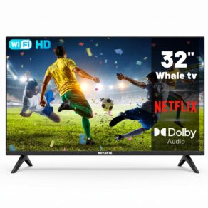 Smart TV 32 Polegadas, Whale 10.0, LED HD Ready, Wi-Fi e Bluetooth, Dolby Atmos, Netflix e YouTube, 3x HDMI