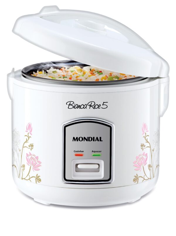 MONDIAL Panela De Arroz Bianca Rice 5, Branco, 400W, 110V - NPE-05-5X