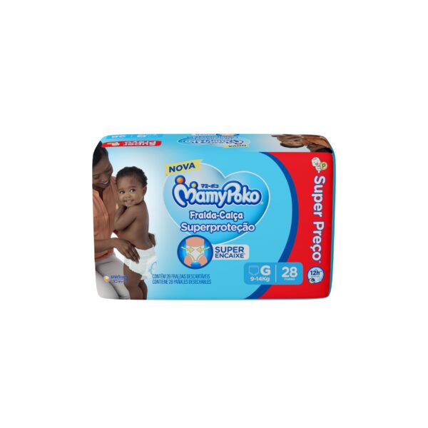 MamyPoko Fralda-Calça Superproteção G 28 Unidades