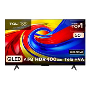 Smart TV TCL 50 Polegadas QLED 4K P7L Wi-Fi Bluetooth Google TV HDR10+ 120 Hz VRR AIPQ 50P7L