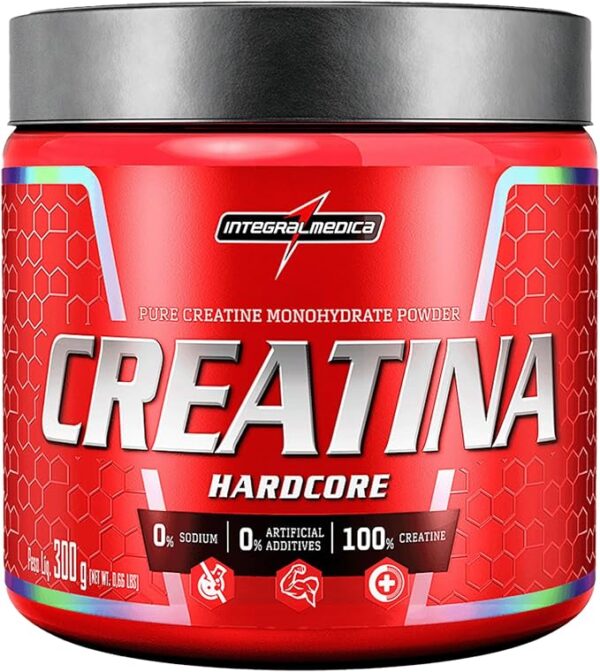 Integralmedica Creatina em Pó Hardcore 100% Pura e Monohidratada 300g