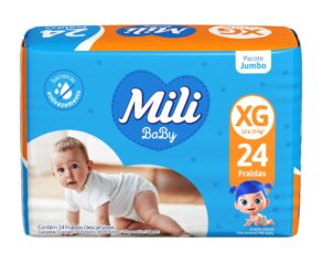 Mili Fralda Ultra Seca Jumbo Tamanho Xg 1X24