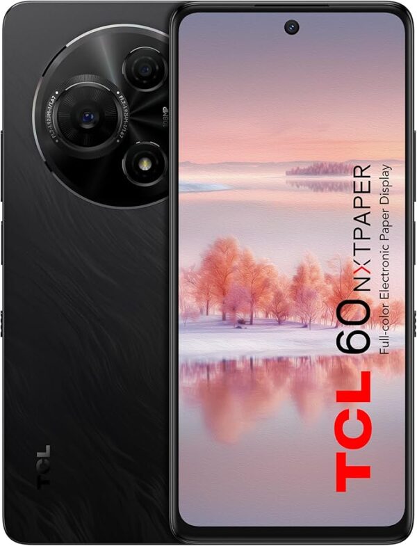 Smartphone TCL 60 NXTPAPER 512GB + 18GB* RAM (*8GB +10GB RAM expandida) Tela 6.8 NXTPAPER FHD+ 90hz 108MP + 32MP Processador Octa Core NFC Bateria de 5200Mah
