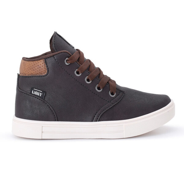 Tênis Botinha Infantil Meninos Casual Cano Alto Confortavel