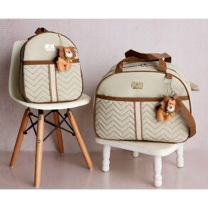 Kit Bolsa de Bebê 2 peças Mala Maternidade e Mochila de Passeio