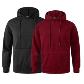 Kit 2 Moletom Unissex Canguru Liso Promoção