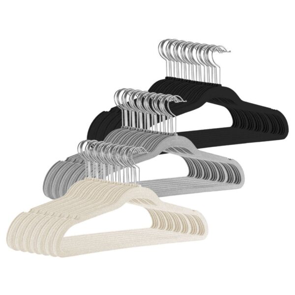 Kit Cabides Veludo Para Roupas Adulto 30 Unidades Fino Resistente