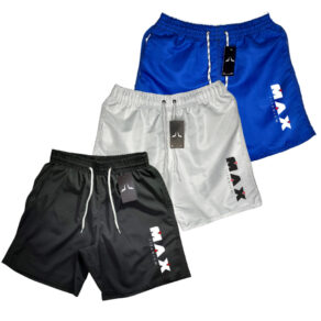 Kit Com 3 Shorts TACTEL Masculino MAX01 Bermuda Premium Academia Praia Corrida