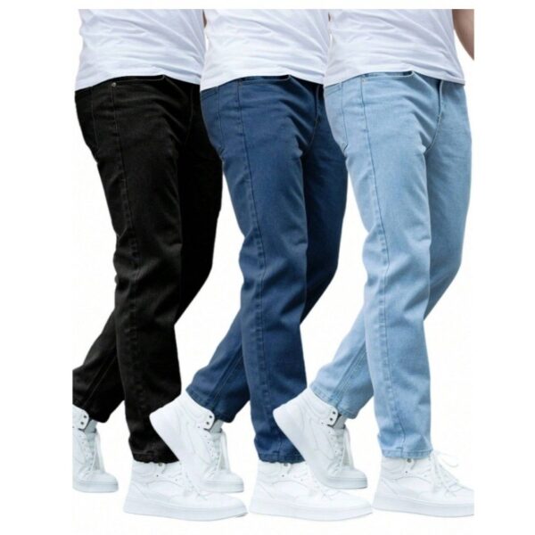 Kit Calças Jeans masculina estica muito costura reforçada envio imediato NF