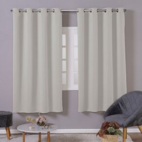 Cortina blecaute de Tecido 2,80x1,80m para varão de 2,00 metros