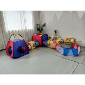 Toca Barraca Infantil 5 Em 1 4 Em 1 e 3 Em 1 Com Tunel + Cesta + Piscina