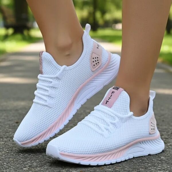 Tênis Feminino Flyvo – Super Leve, Respirável e Antiderrapante