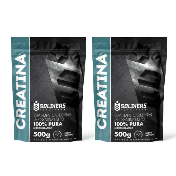 Creatina Suplemento Monohidratada em Pó - Soldiers Nutrition