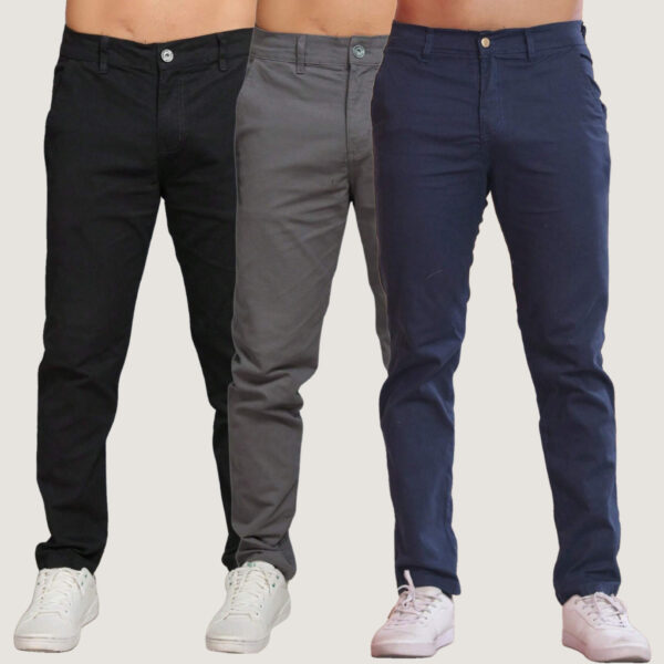 Calça Sarja Masculina com Lycra Elastano Bolso Faca e Bolso Embutido Casual Trabalho Confortável Tamanhos 36 ao 48