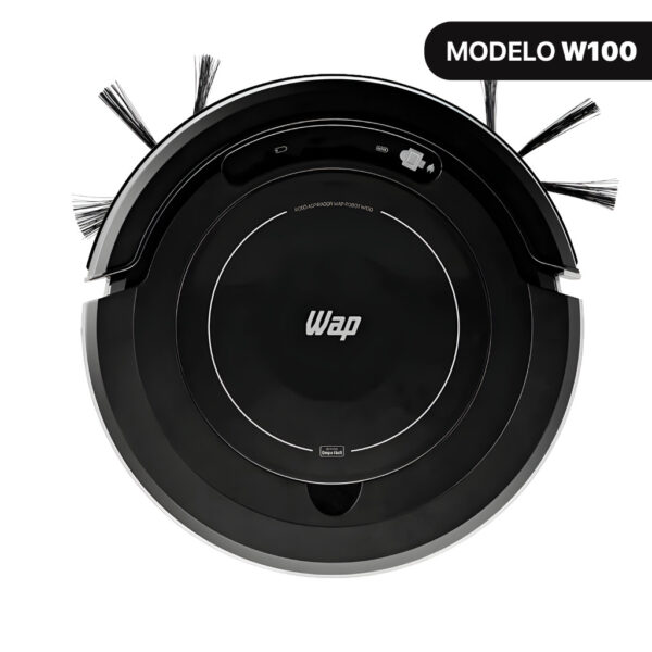 Aspirador de Pó Robô WAP Robot W100 3 em 1 Antiqueda Bivolt 17W