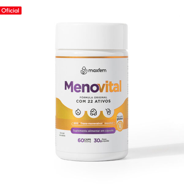 Menovital - Alívio Natural dos Sintomas da Menopausa e Equilíbrio Hormonal