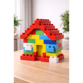 Kit 154 Blocos De Montar Criança Brinquedo Infantil Didático bloco de montar