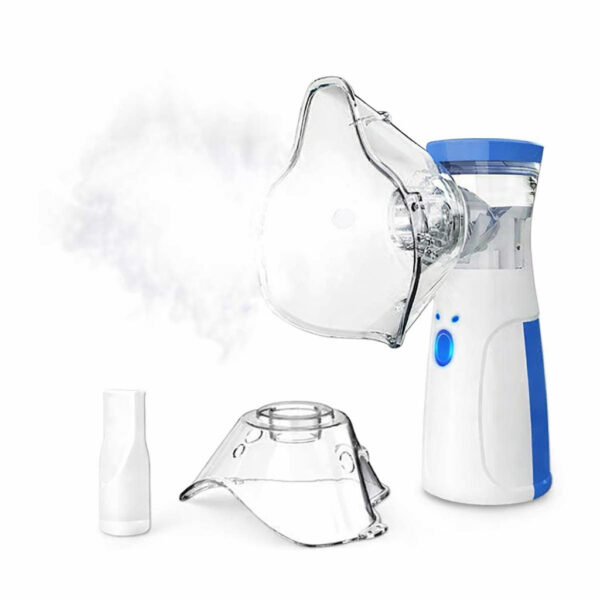 Inalador Nebulizador Ultrassônico Portátil Para Crianças E Adultos Silencioso Aparelho Compacto Sem Fio Bivolt