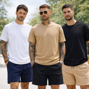 Conjunto Masculino Short e Camisa 100% Algodão Casual Estilo Jois