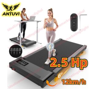 Esteira Elétrica Ergométrica Ginástica Inclinacão 12km 2.5hp Preto