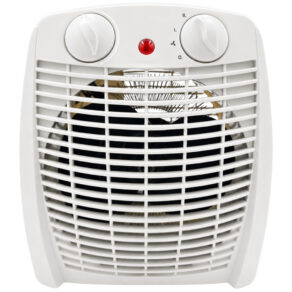 Aquecedor Elétrico Portátil 2 em 1 Aquece e Ventila AQ-100 Kian Branco 1500w 127v