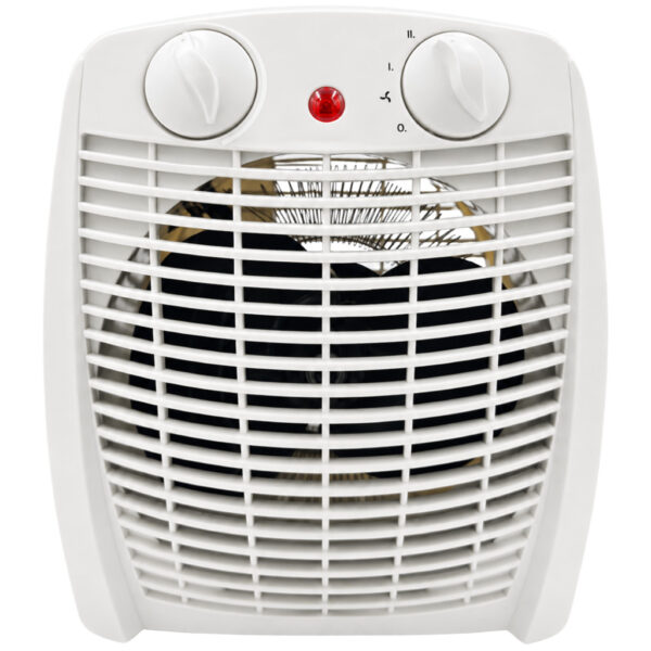 Aquecedor Elétrico Portátil 2 em 1 Aquece e Ventila AQ-100 Kian Branco 1500w 127v